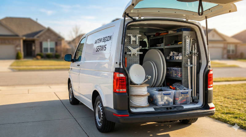 Sprzęt antenowy i akcesoria montażowe